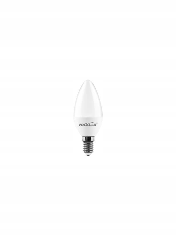 LED-lampa E14 C30 7W 3000K MAX-LED