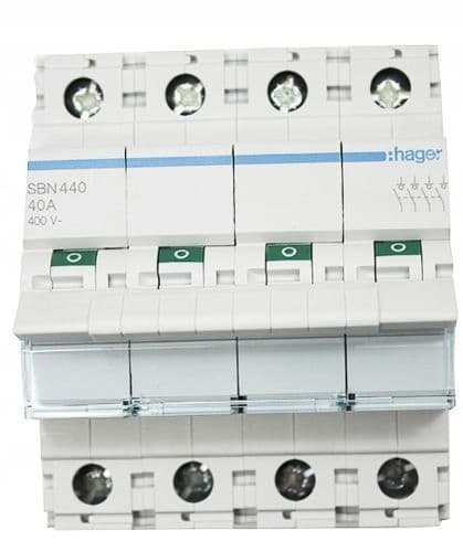 Lastadskiller modulær 63A 4P SBN463