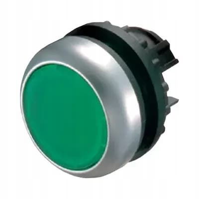 Tryckknappsdon grön med återfjädring M22-D-G 216596