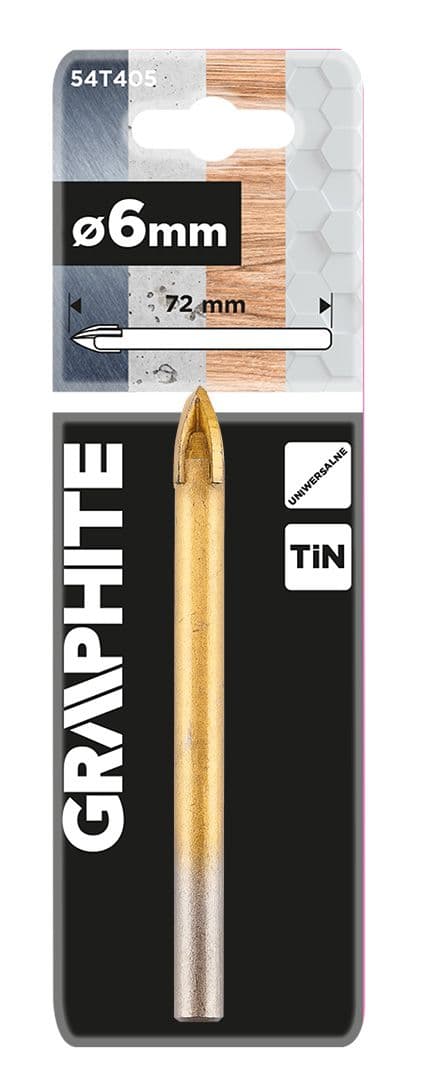 Universalborr TiN 8 mm 54T407 GRAPHITE