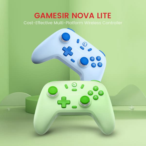 [7/10 stand] GameSir Nova Lite trådløs controller - Hall-effekt-sticks, tri-mode, kompatibel med flere platforme