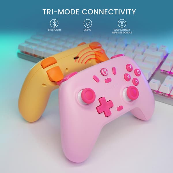 [7/10 stand] GameSir Nova Lite trådløs controller - Hall-effekt-sticks, tri-mode, kompatibel med flere platforme