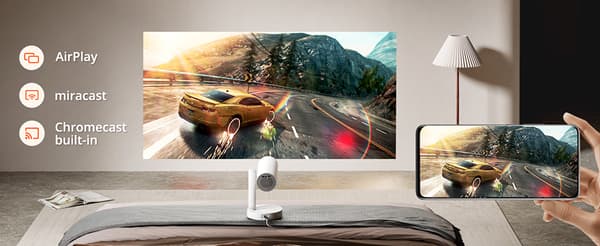 Begagnad ETOE Starfish Smart Projektor - 70% Som Ny - Android TV 11 - 4K