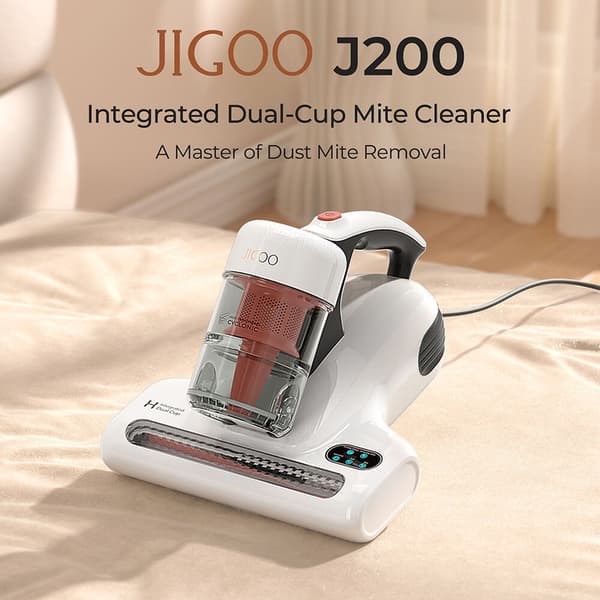 JIGOO J200 Smart Mijtdammsugare - Begagnad (Skick: 7/10)