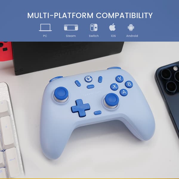 [7/10 stand] GameSir Nova Lite trådløs controller - Hall-effekt-sticks, tri-mode, kompatibel med flere platforme