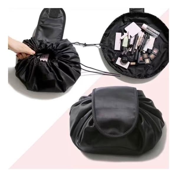 Makeuptasker - GENERISKE - Udvidelig makeuptaske - Hvid og sort - 50 cm diameter