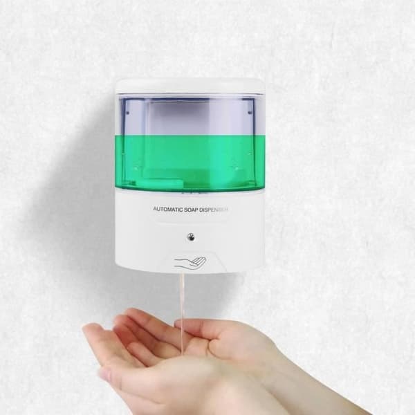 Sæbedispenser - IR-sensor - 600 ml - Automatisk - Infrarød - Berøringsfri