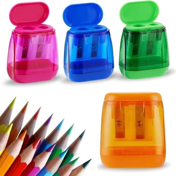 Pennvässare - Ej specificerad - 4-pack - Mini och bärbar - Med behållare - Dubbelt hål
