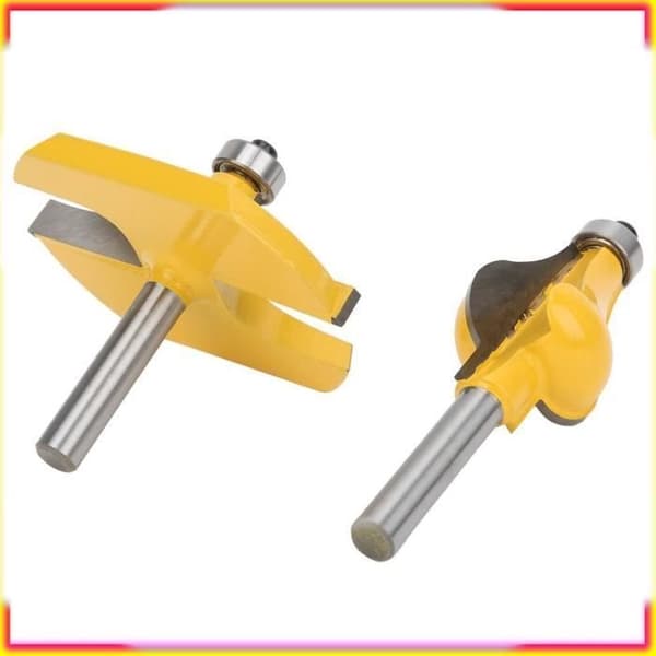 Fräsbit - ASHATA - Spårfrässats - YG6-legering - 8mm - 2 delar
