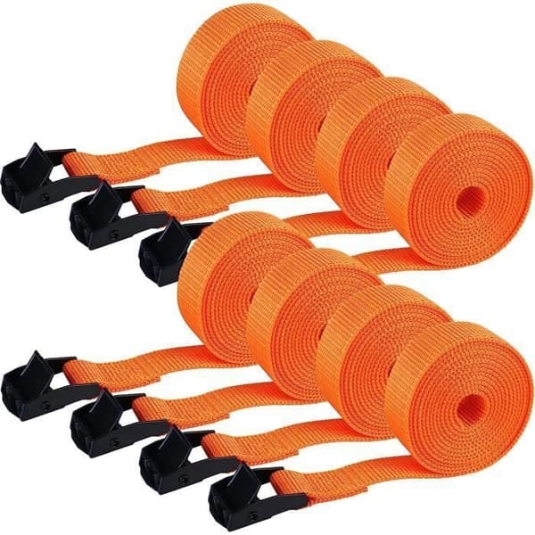 Surrband - Ej specificerat - 8-pack - 2 m - 250 kg - Spänne i zinklegering