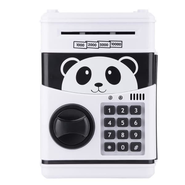 Panda sparegris med disk