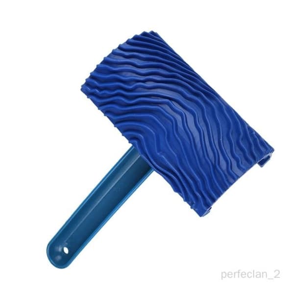 Dekoration av spannmålsfärgrulle och borste