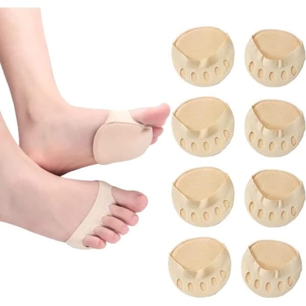 Par med mellomfotputer i bikakestoff, forfotputer, plantarputer for beskyttelse
