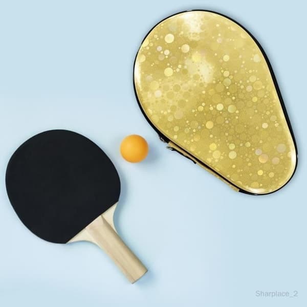Racketväska - Bärbart tillbehör - Stor behållare - Gul