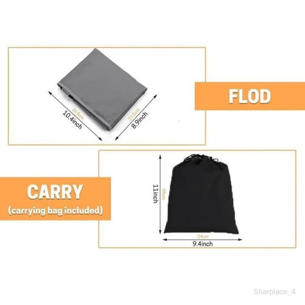 Flyfotstøtte - Barn - 79 cm x 44 cm - Polyester - Ergonomisk design - Bærbar