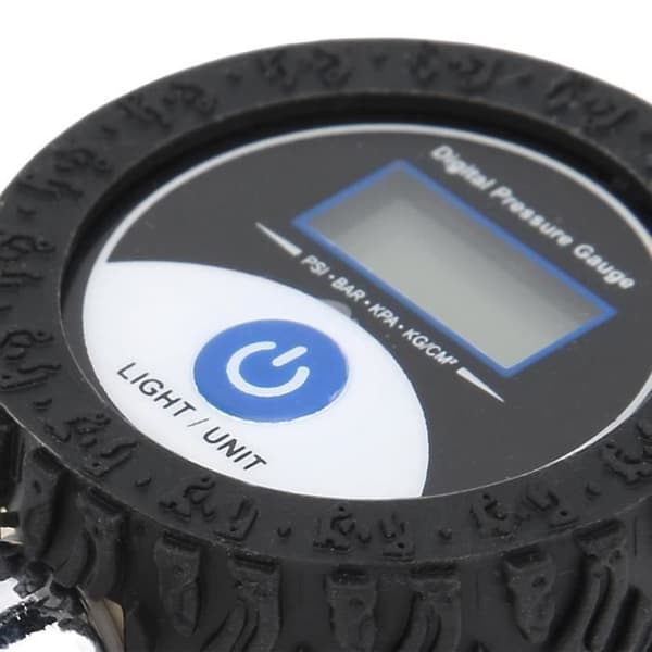 Fotbollstrycksmätare, exakt tryckregulator tryckmätare, digital display uppblåsningstillbehör