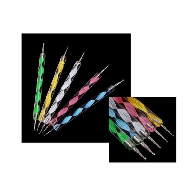 Dotting tool pen - nagelkonst manikyr kit Set 5