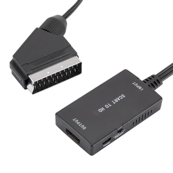 SURENHAP SCART till HDMI HD-utgångsadapter med kabel