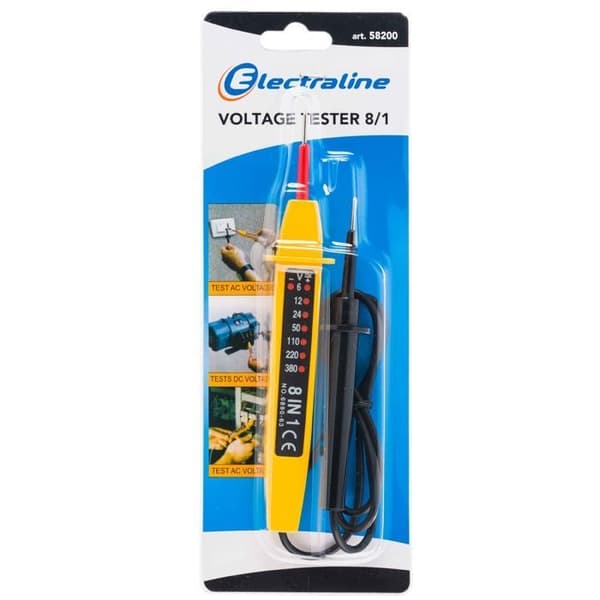 8-i-1 strömprovare 6-400V