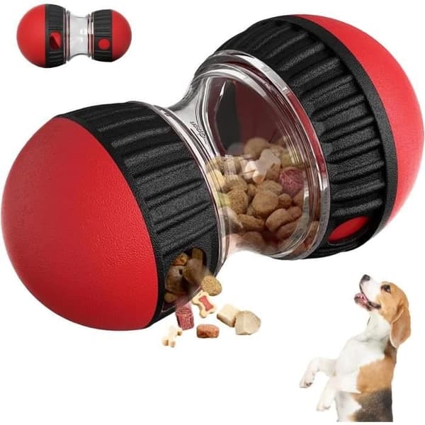 Godbitdispenser til hund - Puslespill - Liten/Medium størrelse - Lyse farger - ABS-materiale