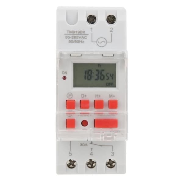 LIA Timer TM919BK 85~265V AC 30A LCD 7-dagars programmerbara digitala brytare