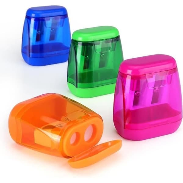 Pennvässare - Ej specificerad - 4-pack - Mini och bärbar - Med behållare - Dubbelt hål