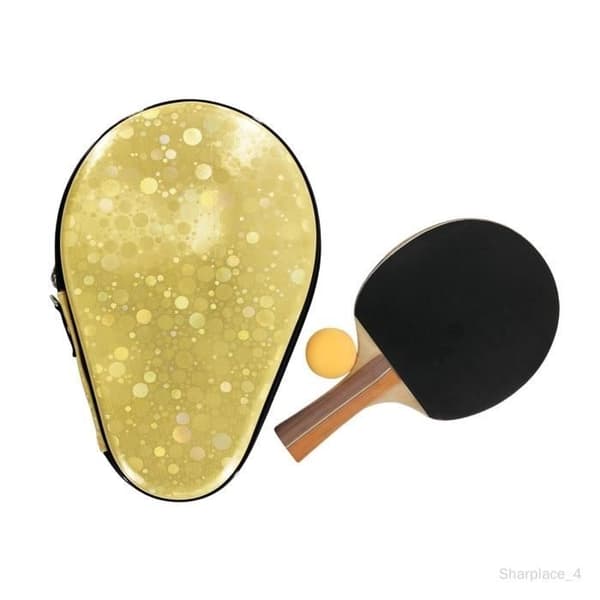 Racketväska - Bärbart tillbehör - Stor behållare - Gul