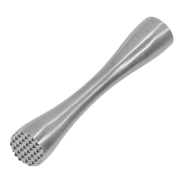 MAD Rustfri Stål Muddler, Ergonomisk Cocktail Muddler i Rustfri Stål til Fødevarer, Smedet Muddler i Ét Stykke