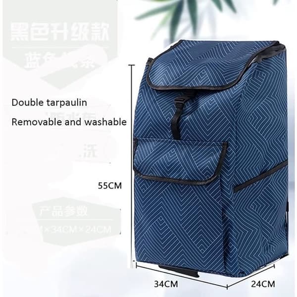 Ostoskassi Caddie-kärryyn, 45L ostoskassi varataskulla Caddie-kärryyn (Väri: A) A197