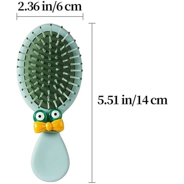 Hårborste - Ej specificerad - Liten - Ergonomisk - Antistatisk - Grön