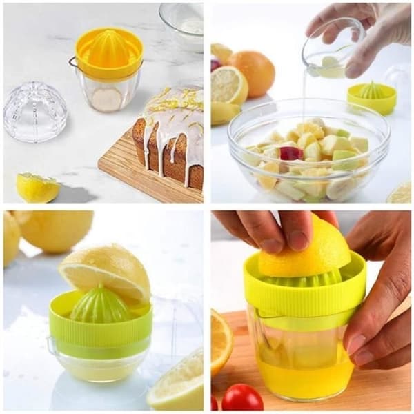 Manuell citruspress - Ej specificerad - 2 stycken - Plast - Grön, blå - 10,5*7 cm