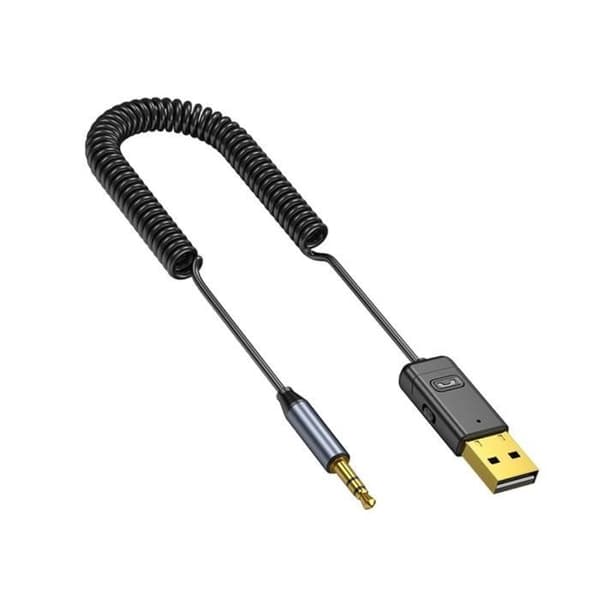 Bluetooth-mottaker - UMERKEUTSTYRET - 3,5 mm adapter - Bluetooth 5.0 - Trådløs tilkobling - Støyreduksjon