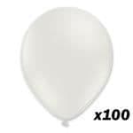 100 vita ballonger, 30 cm