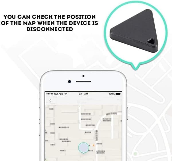 Mini Bluetooth Smart Tracker - Bluetooth Smart Mini Tag Tracker Lemmikki Lapset Lompakko Avaimenperä GPS-paikannin Hälytys