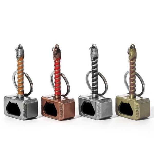 KC0704 Thor Multifunksjonell Hammer Ølflaskeåpner, Hammerformet Ølflaskeåpner