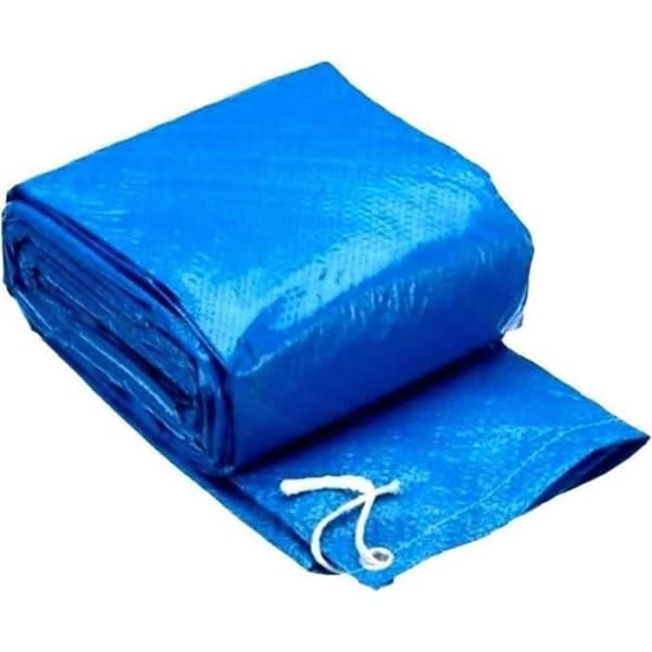 Poolskydd - 220 x 150 cm Rektangulär Pool - Bubbelskydd för rörformade pooler - Förtjockat tyg