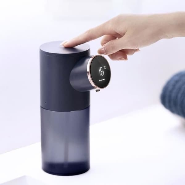 SÅPEDISPENSOR Berøringsfri flytende såpedispenser med rask infrarød sensor, kreativ stil - Blå 2