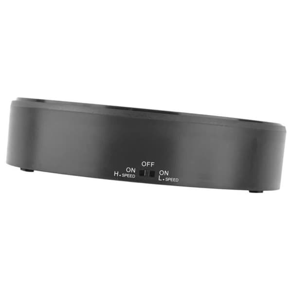 Motorisert roterende displaystativ - Pwshymi - Svart - ABS - 18*4,5 cm