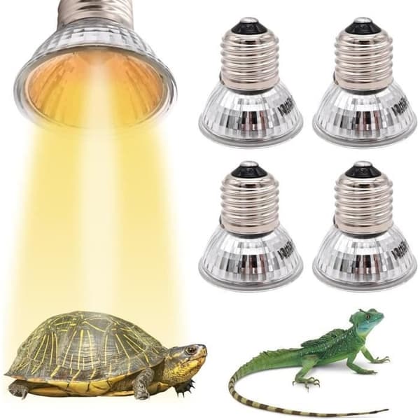 Värmelampa - UVA UVB - Turtle - 4 stycken - 50 W - E27-sockel
