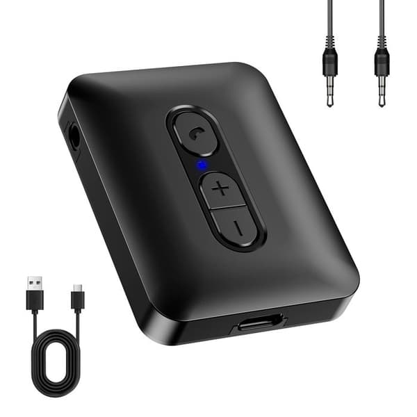 Bluetooth-sender/mottaker, trådløs Bluetooth-adapter, Bluetooth 5.4-lydadapter, musikkmottaker