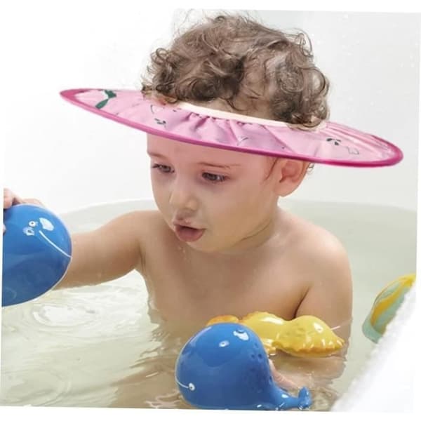 Badevisir til voksne, børnevisir, brusehætte, babyshowerinvitationer, babyshowerhat
