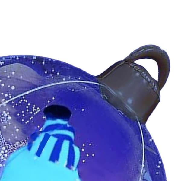 Lysande julkula - MOTHINESSTO - 63 cm - Uppblåsbar - LED - PVC
