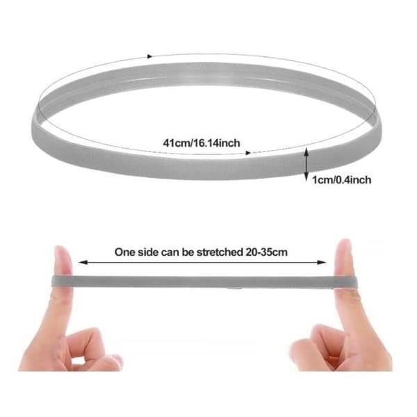 Sportspandebånd - Ikke specificeret - 6 stk. - Elastisk - Skridsikkert - Unisex
