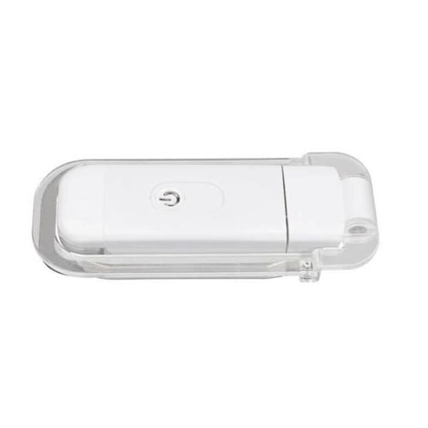 Bokformad bordslampa med USB-laddning - Vit 1