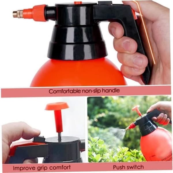 Lufttrykkssprøyte for hagesprøyting - hvit - 3L