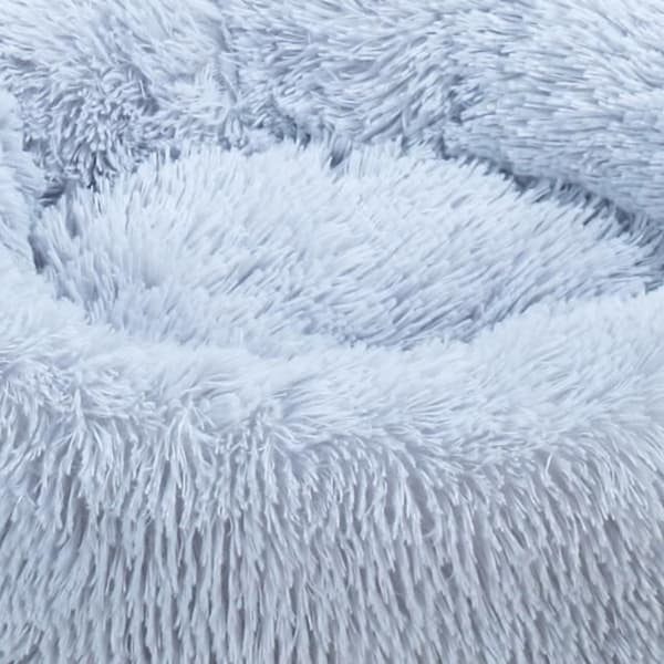 Katte-/hundeseng - Varm - 60 cm - Lysegrå