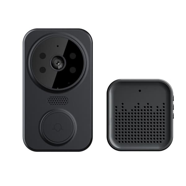 Smart utomhusdörrklocka med HD-kamera, intercom, WiFi-kontroll, avancerad dörrsäkerhet