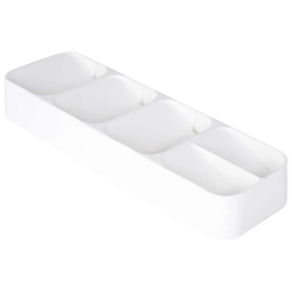 Bestikkoppbevaring - Vilde - Hvit - 39x11,5 cm - 5 rom