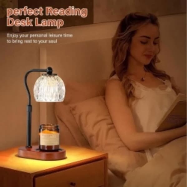 Stearinlyslampe - Ikke specificeret - 250W - Glas og metal - Timer - Lysdæmper
