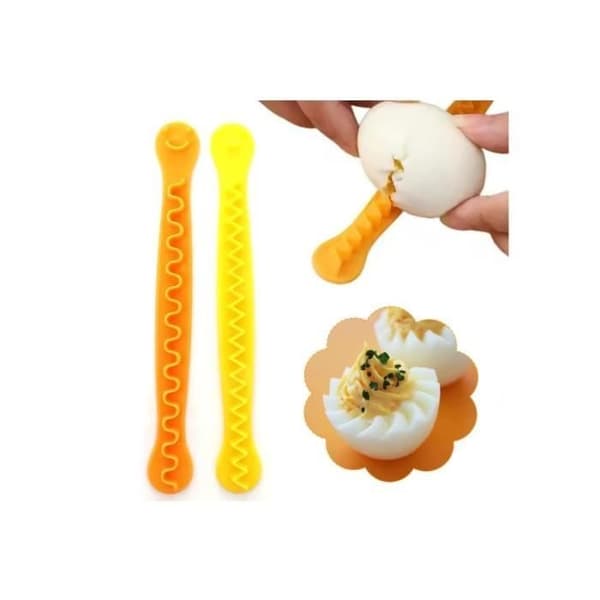 Äggskärare - Ej specificerad - 2-pack - Plast - Modern design - Färgen matchar bilden